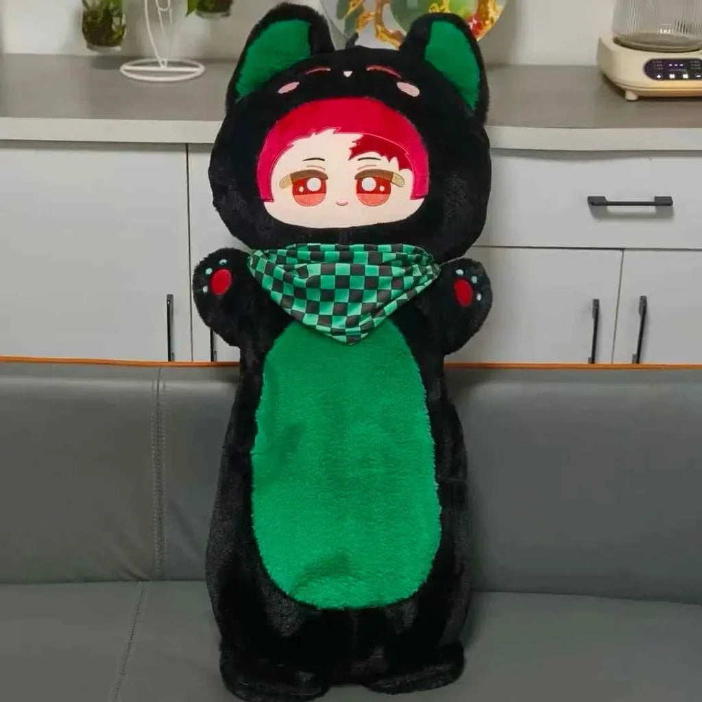 Kawaii Anime Demon Hunter Character Plush – Giant 80cm Stuffed Sleep Pillow Doll (5 Designs)