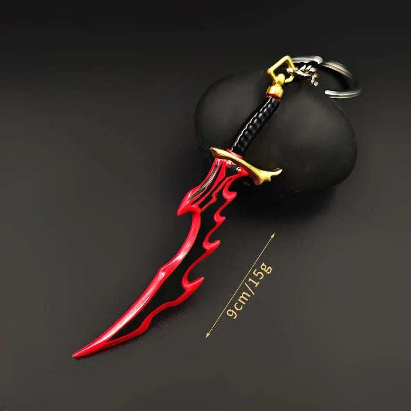 Solo Leveling Anime Manwha Sung Jinwoo Knight Killer Dagger Kasaka's Venom Fang Keychains Pendant