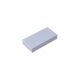 Gobricks GDS-566 Tile 1 x 2 with Groove | Compatible Building Block