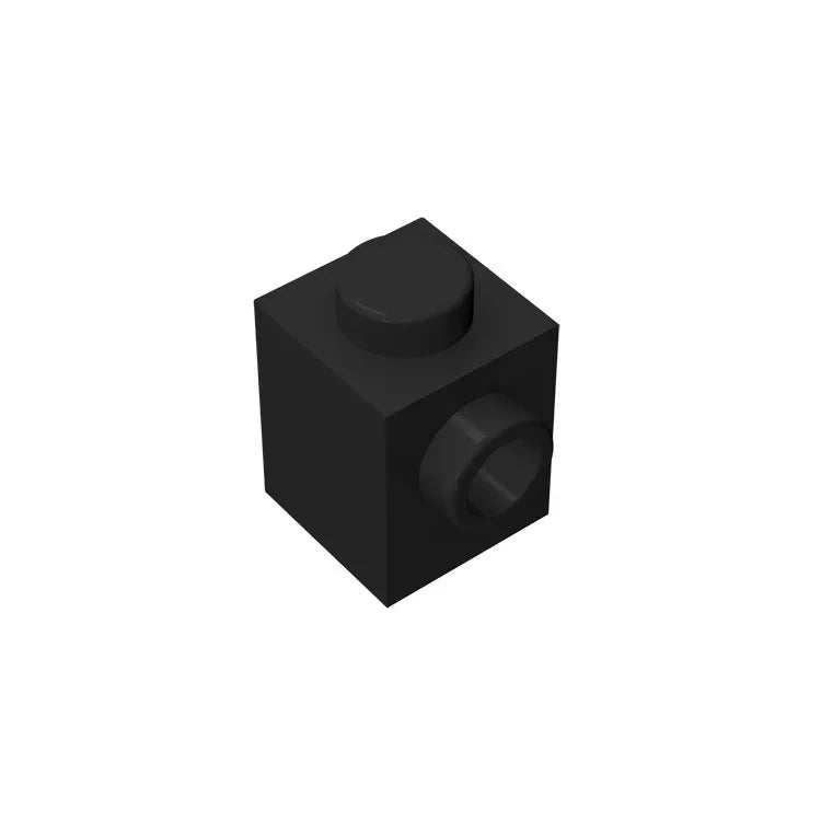 Gobricks GDS-635 BRICK 1X1 W. 1 KNOB | Single Side Bump Building Block Compatible with Lego 87087