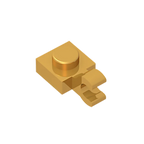 Gobricks GDS-813 1x1 Plate with Vertical Holder | Compatible with Lego 6019 and 61252