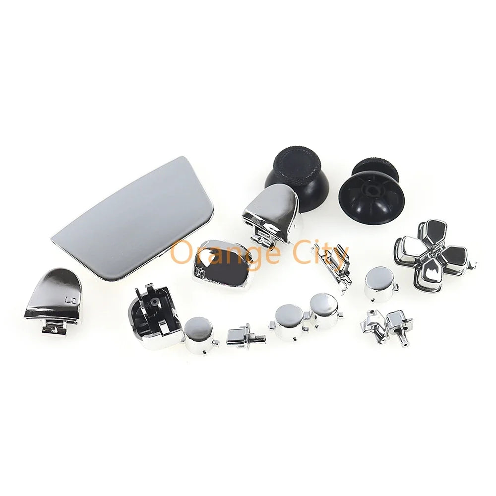 1Set Gamepad Full Set Buttons for PS5 3.0 V3.0 Electroplated Button Kit | Game Controller Accessories