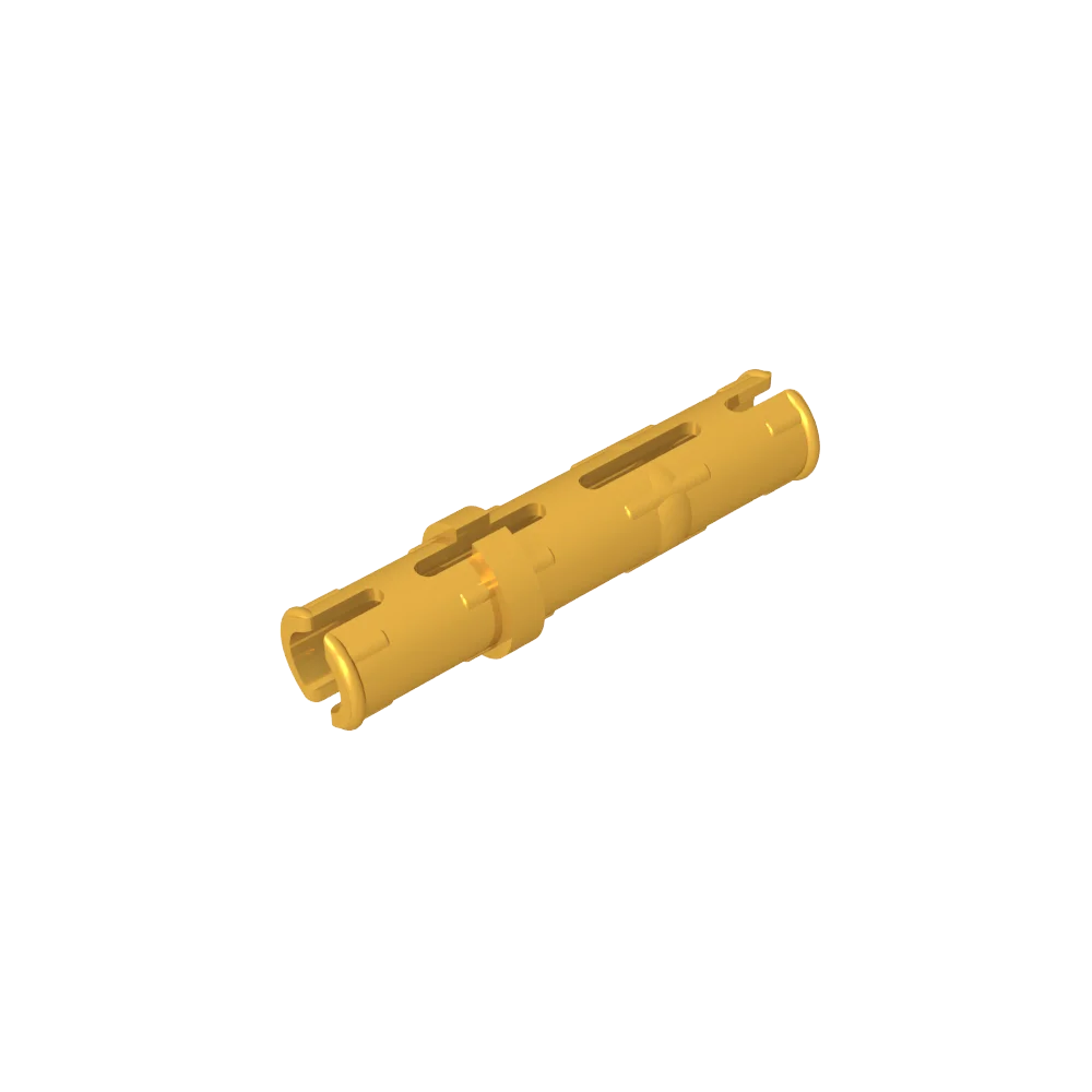 Gobricks GDS-888 Technical Pin 3L with Friction Ridges | Compatible with Lego 6558