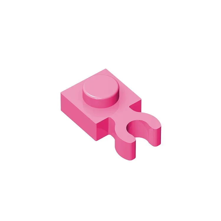 Gobrick GDS-814 PLATE 1X1 W. HOLDER | Building Block for DIY Creations