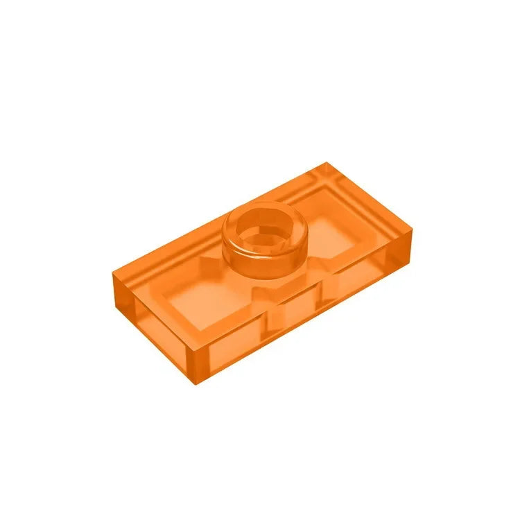 Gobricks PLATE 1X2 W. 1 KNOB | Modified Building Block Compatible with Lego 15573