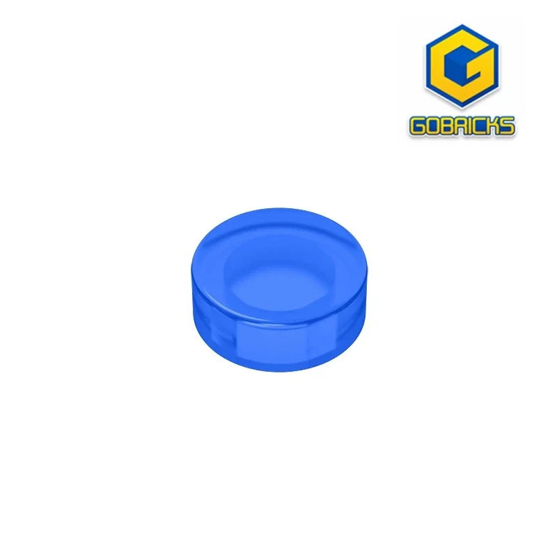 Gobricks GDS-612 Flat Tile 1x1 Round | Compatible Building Block