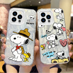 New Snoopy Dog Cute Cartoon Gradient Phone Case