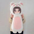 Oversized Fox Cosplay Plush Toy – Fluffy Long Stuffed Animal Body Pillow (80cm)