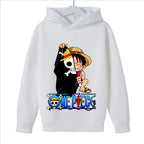 One Piece Hoodies Kids 2025 Luffy Pullover