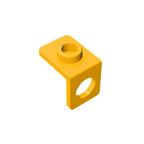 Gobricks GDS-1165 Minifig Neck Bracket with Back Stud | Thin Back Wall Building Block