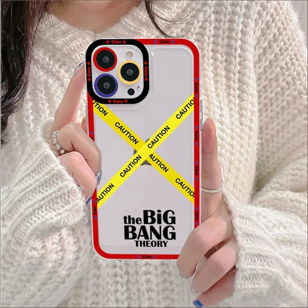 Bazinga The Big Bang Theory tv show Phone Case For iPhone 11 12 13 14 Mini Pro Max XR X XS TPU Case For 8 7 6 Plus SE 2020