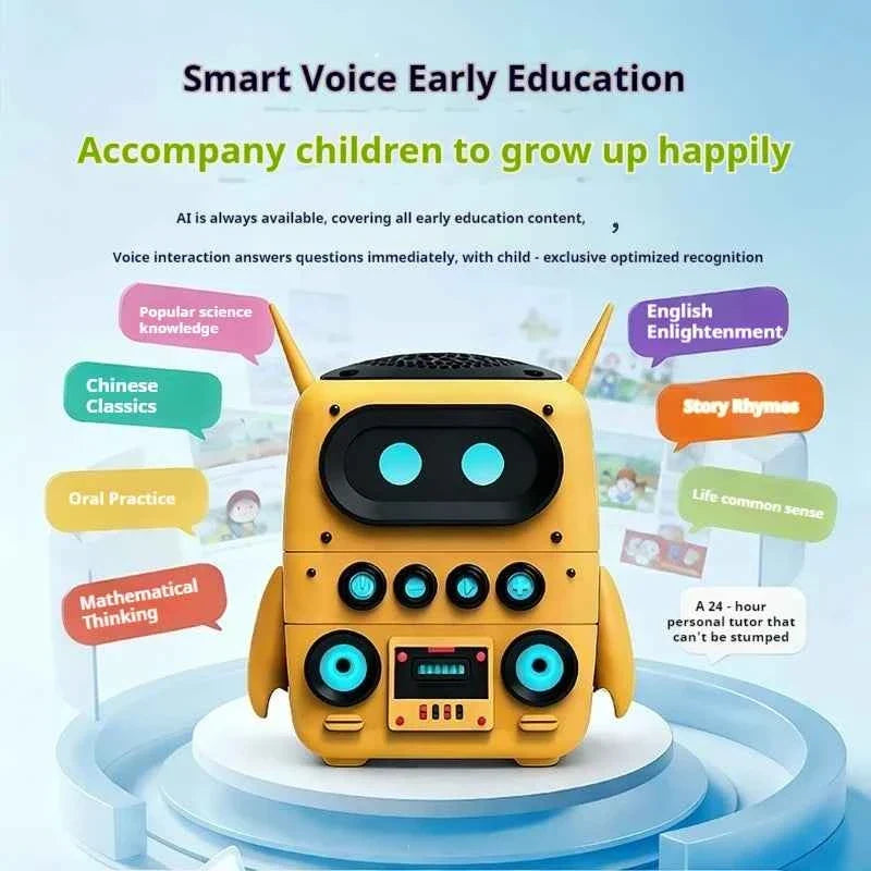 AI Smart Robot Speaker – Intelligent Voice Chat Companion & Portable Wireless Speaker for Home & Study (3 Colors)