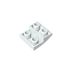 Gobricks GDS-1270 Slope, Curved 2 x 2 Inverted | Compatible with Lego 32803 Building Block