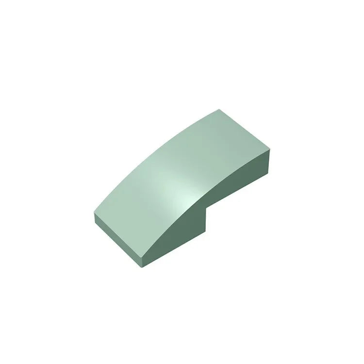 Gobricks GDS-795 Slope, Curved 2 x 1 Inverted | Compatible Building Block for DIY Projects