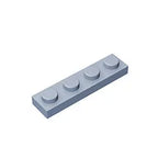 Gobricks GDS-504 Plate 1 x 4 | Compatible Building Block Pieces