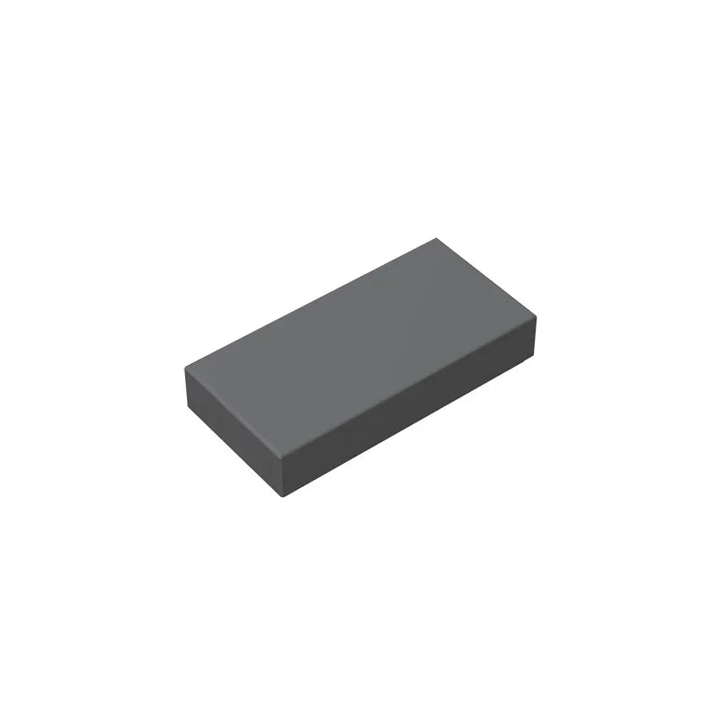 Gobricks GDS-566 Tile 1 x 2 with Groove | Compatible Building Block