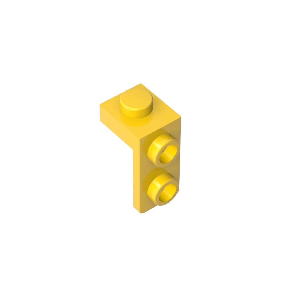 Gobricks Bracket 1 x 1 - 1 x 2 | Compatible Building Block