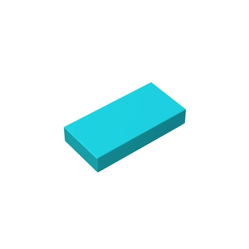 Gobricks GDS-566 Tile 1 x 2 with Groove | Compatible Building Block