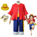 Monkey D Luffy Cosplay Costume One Piece Egghead Suit
