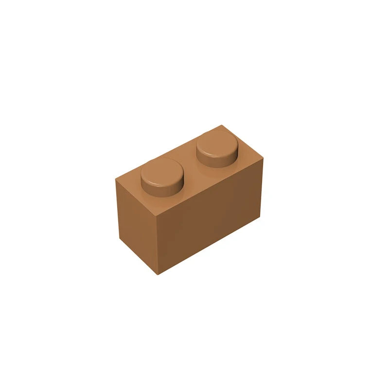 Educational Assemblage Gobricks Brick 1 x 2 without Bottom Tube | Compatible with Lego 3004 3065 35743