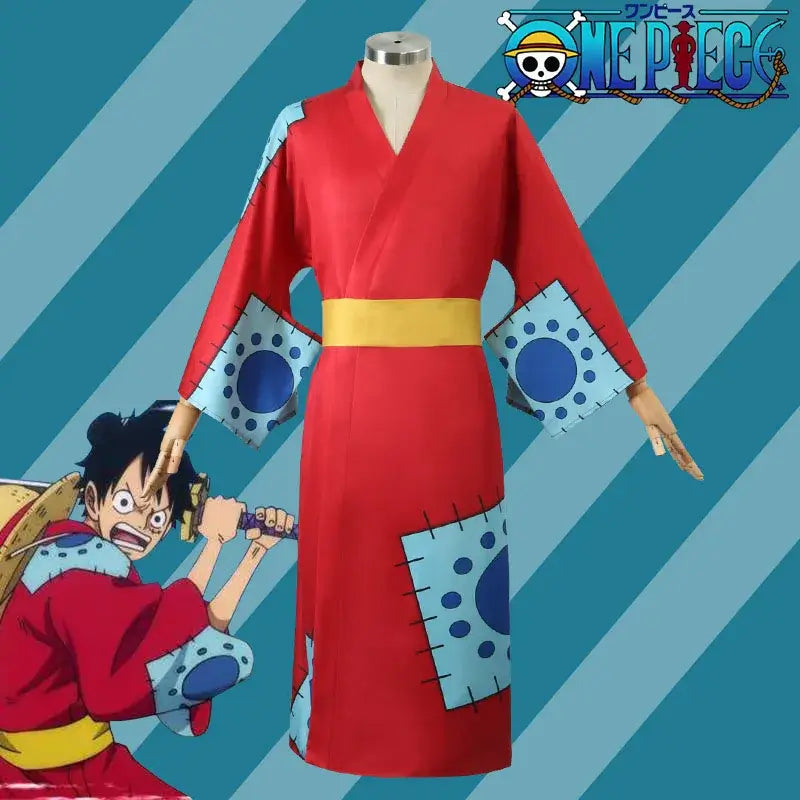 Monkey D Luffy Cosplay Costume One Piece Egghead Suit