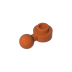 Gobricks GDS-1500 Hinged Plate 1x1 with Ball Head | Compatible Building Brick