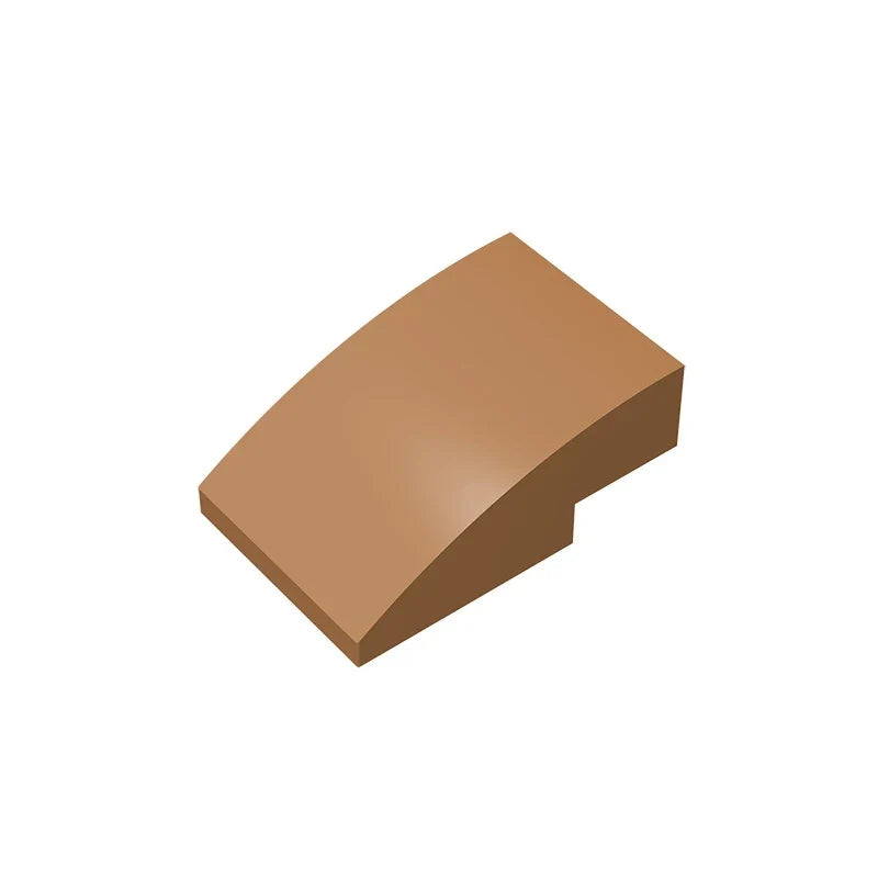 Gobricks GDS-1123 Slope, Curved 3 x 2 Building Block | Compatible with Lego 24309