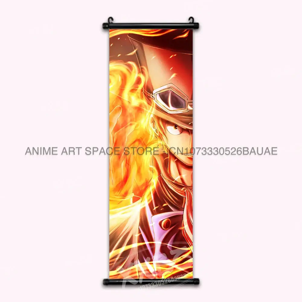 One Piece Hanging Painting Luffy Ace Sabo Shanks Wall Art