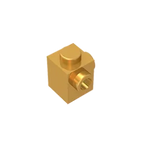 Gobricks GDS-1046 Modified Brick 1 x 1 with Studs on 2 Sides | Building Block for DIY