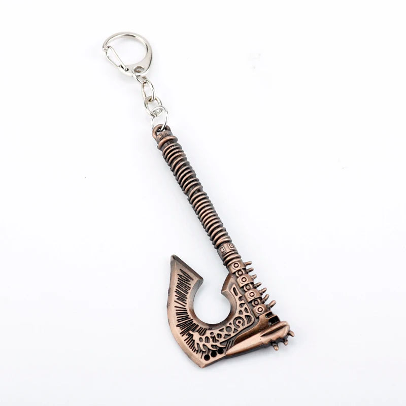 Hot Game Jewelry WOW World of Warcraft HearthStone Keychain Lich King Frostmourne Sword Hammer Axe Weapon Metal Key Chains