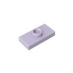 Gobricks PLATE 1X2 W. 1 KNOB | Modified Building Block Compatible with Lego 15573