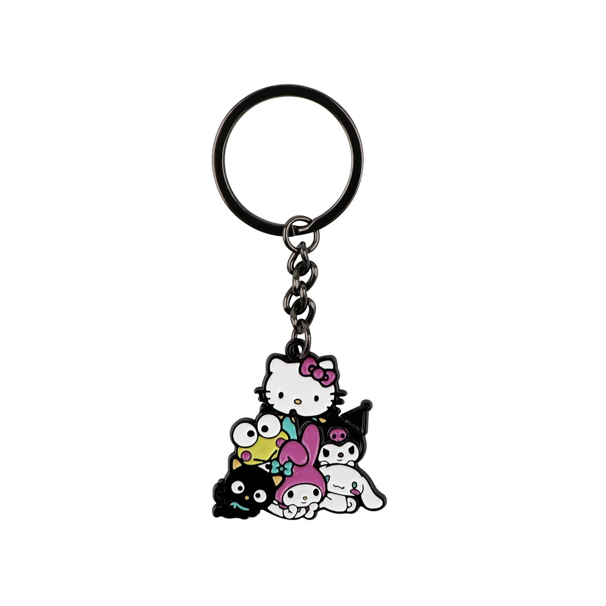 Vintage Motorcycle Keychain | Cartoon Metal Keyring for Backpack