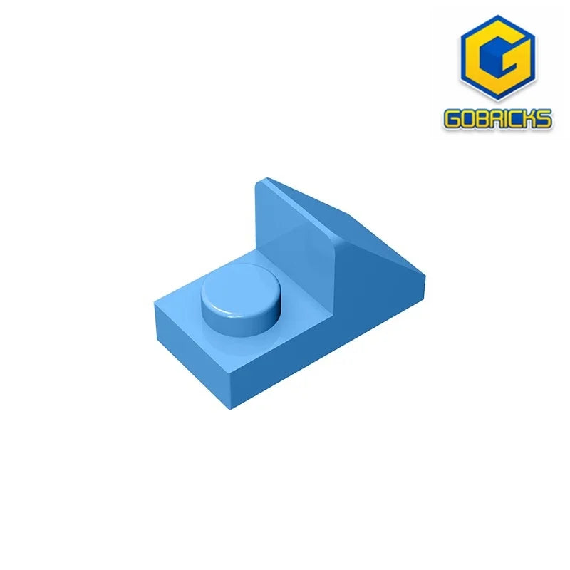 Gobricks GDS-832 Slope 45 2x1 with 2/3 Cutout | Compatible Building Block for DIY
