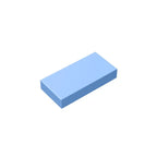 Gobricks GDS-566 Tile 1 x 2 with Groove | Compatible Building Block