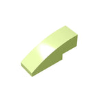 Gobricks GDS-657 Slope, Curved 3 x 1 | Compatible Building Block for Creative Construction
