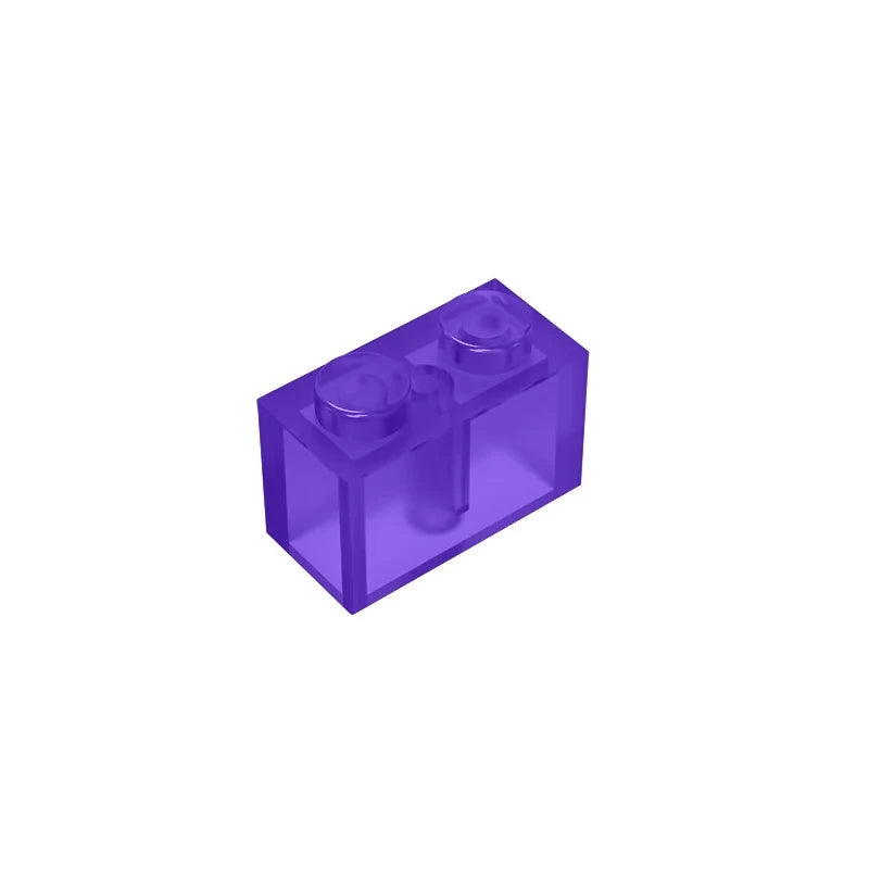 Educational Assemblage Gobricks Brick 1 x 2 without Bottom Tube | Compatible with Lego 3004 3065 35743