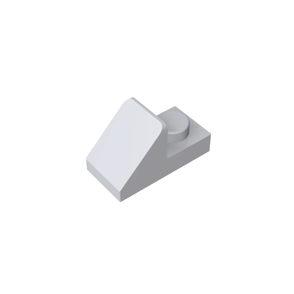 Gobricks GDS-832 Slope 45 2x1 with 2/3 Cutout | Compatible Building Block for DIY