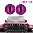 Beast Eyes Headlight Decals – Car & Jeep Headlight Sticker | 6 Colors | Universal Fit
