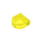 Gobricks Tile Round 1 x 1 Half Circle Extended | Compatible Brick Building Block