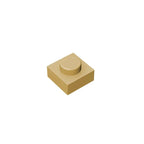 Gobricks GDS-501 Plate 1 x 1 | Compatible Building Blocks for DIY