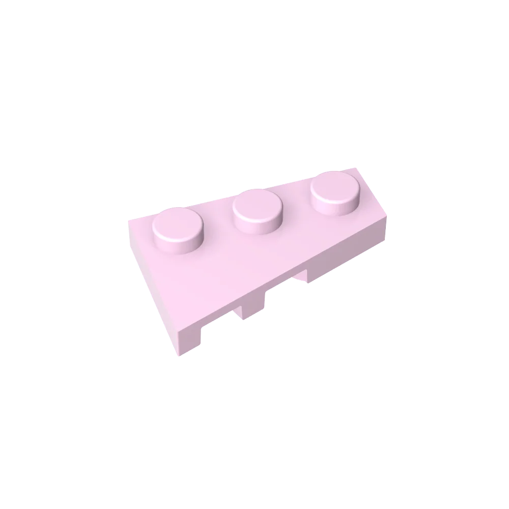 Gobricks GDS-547 Wedge Plate 3 x 2 Right | Compatible Building Block for DIY Creations