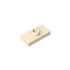 Gobricks PLATE 1X2 W. 1 KNOB | Modified Building Block Compatible with Lego 15573