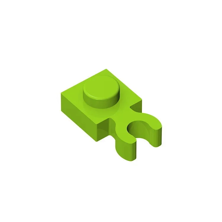 Gobrick GDS-814 PLATE 1X1 W. HOLDER | Building Block for DIY Creations