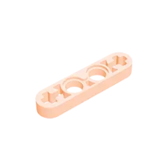 Gobricks GDS-690 Technical Liftarm Thin 1 x 4 with Axle Holes | Compatible Building Block Part 32449
