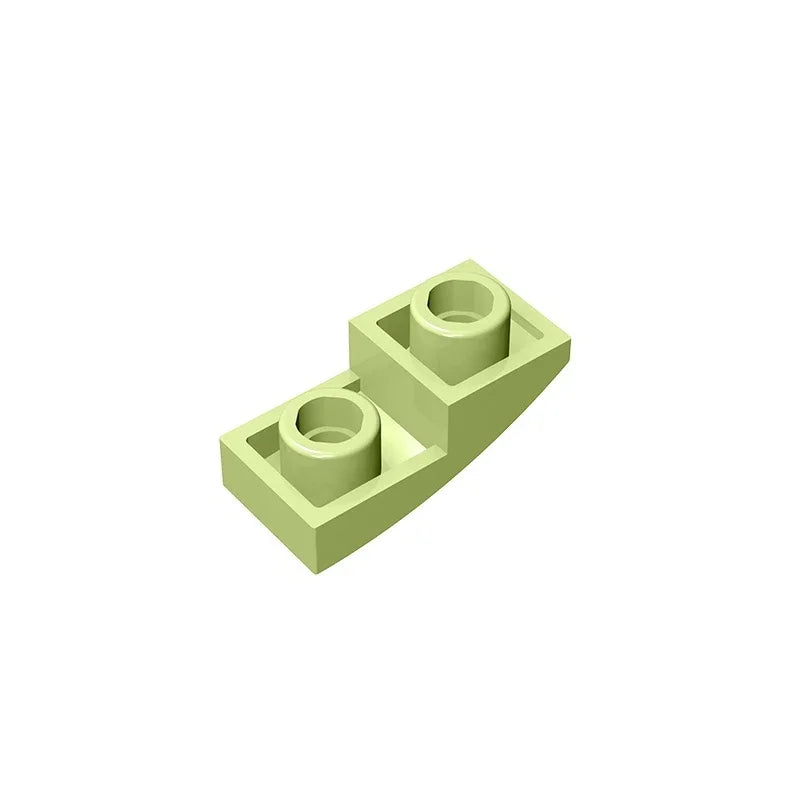 Gobricks GDS-795 Slope, Curved 2 x 1 Inverted | Compatible Building Block for DIY Projects