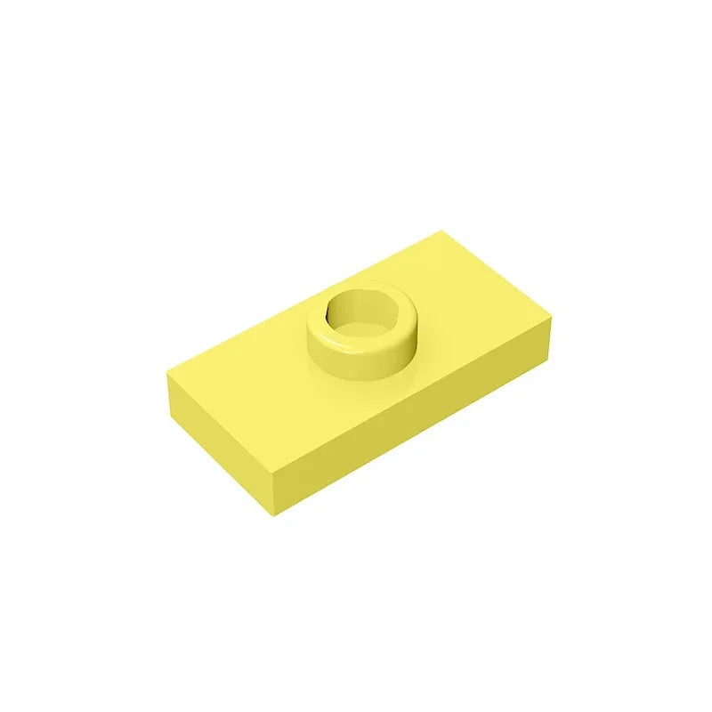 Gobricks PLATE 1X2 W. 1 KNOB | Modified Building Block Compatible with Lego 15573