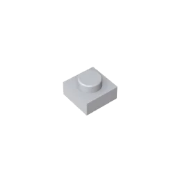 Gobricks GDS-501 Plate 1 x 1 | Compatible Building Blocks for DIY