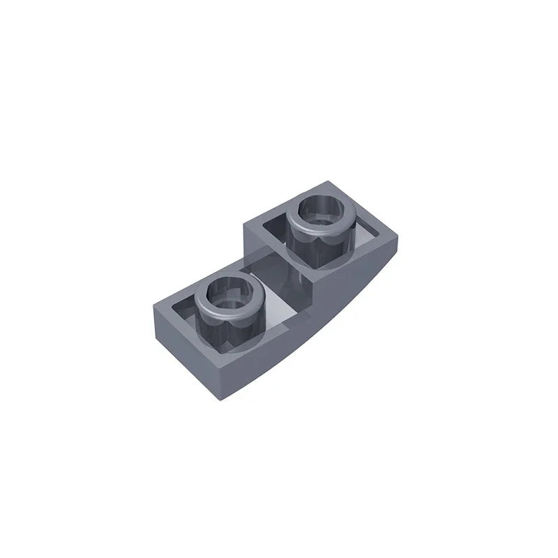 Gobricks GDS-795 Slope, Curved 2 x 1 Inverted | Compatible Building Block for DIY Projects