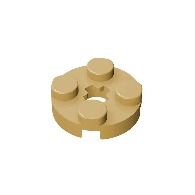 Gobricks GDS-609 PLATE 2X2 ROUND | Compatible Building Blocks for DIY Educational Models