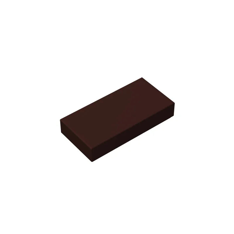 Gobricks GDS-566 Tile 1 x 2 with Groove | Compatible Building Block
